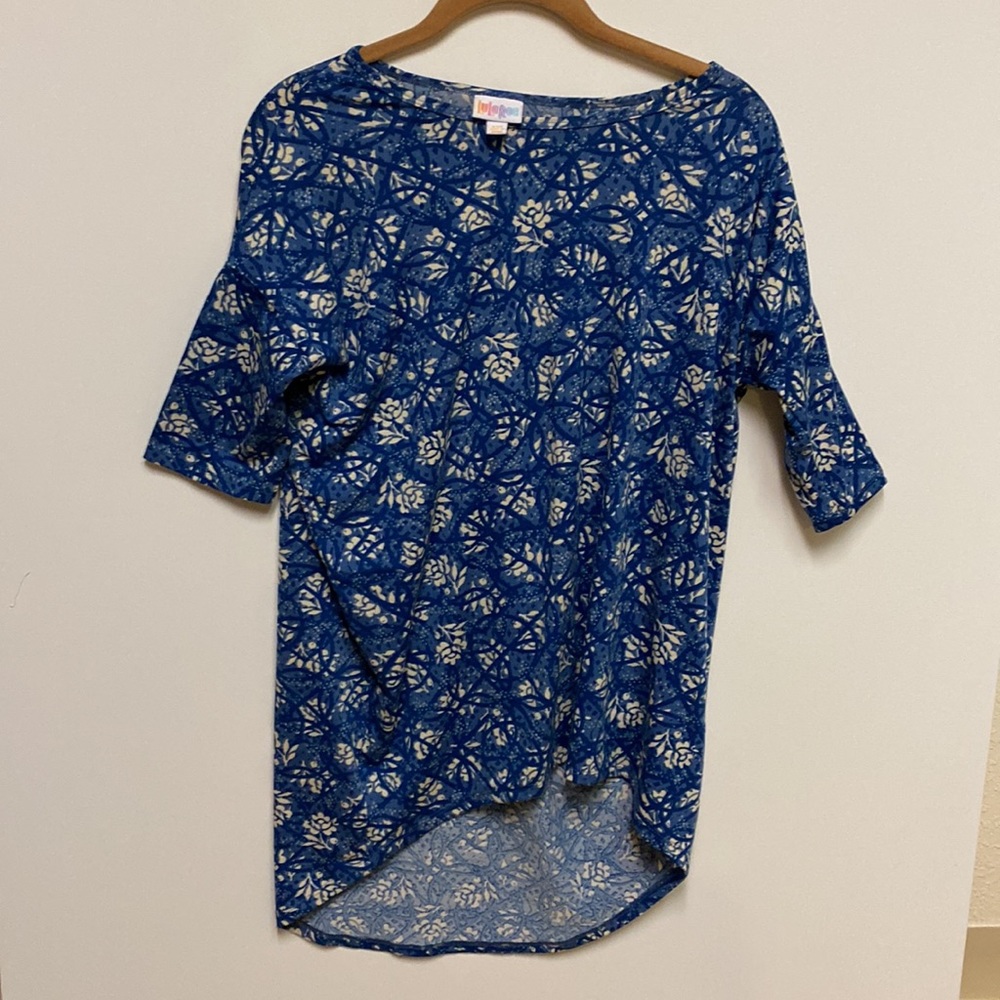 Blue LulaRoe Tee XXS